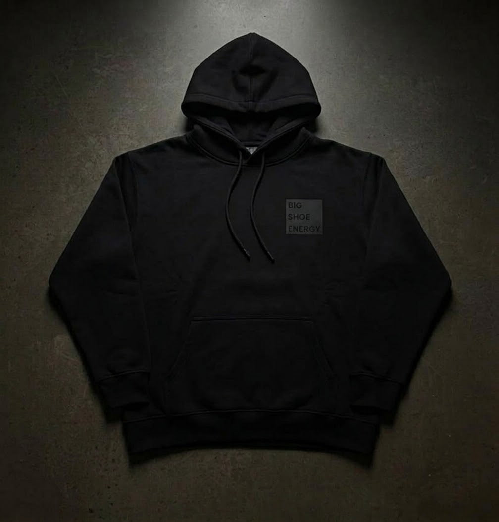 BIG SHOE ENERGY-Blackout Hoodie (5 Year)